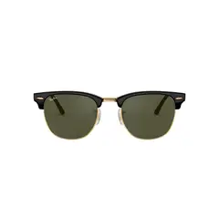 RAY BAN - Lentes de Sol Clubmaster Black On Gold