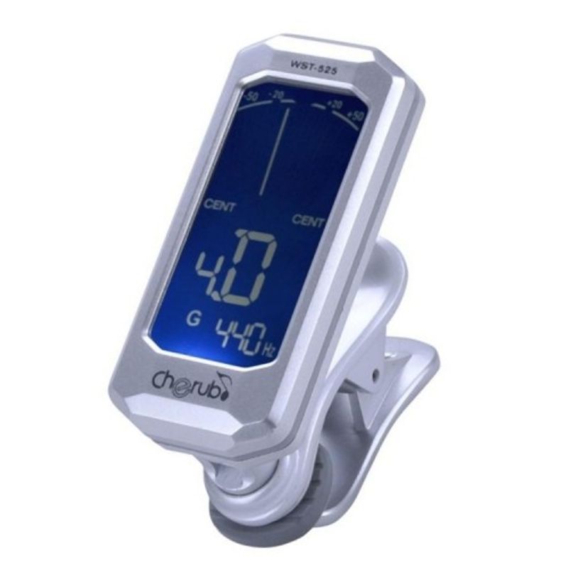 CHERUB - Afinador Cromático Clip Big Lcd Cherub Wst-525 CHERUB