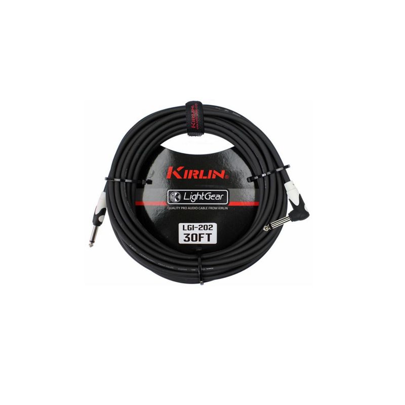 KIRLIN - Cable Instrumento Estandar 6M Negro Plug Lgi-202-6 KIRLIN