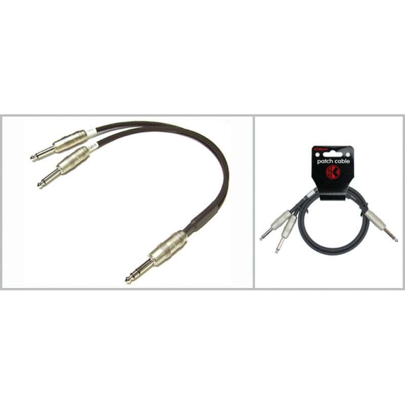 KIRLIN - Cable Y Plug Stereo-2Plug 1M Y-336Pr-1M KIRLIN