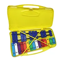 Metalófono 25 Tonos Amarillo Aluminio All25S + Baqueta Adici