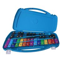 Metalófono Cromático De 25 Tonos Azul + Baqueta adicional