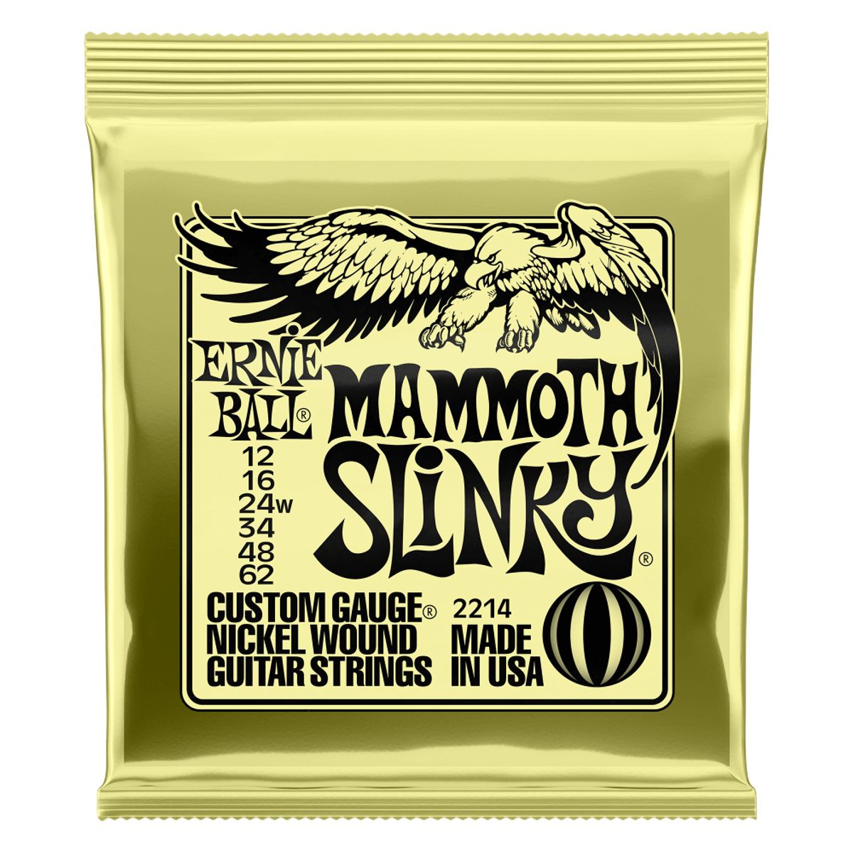 ERNIE BALL - Set de cuerdas Ernie Ball Mammoth Slinky 12 – 62
