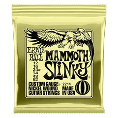 ERNIE BALL - SET DE CUERDAS MAMMOTH SLINKY 12 – 62