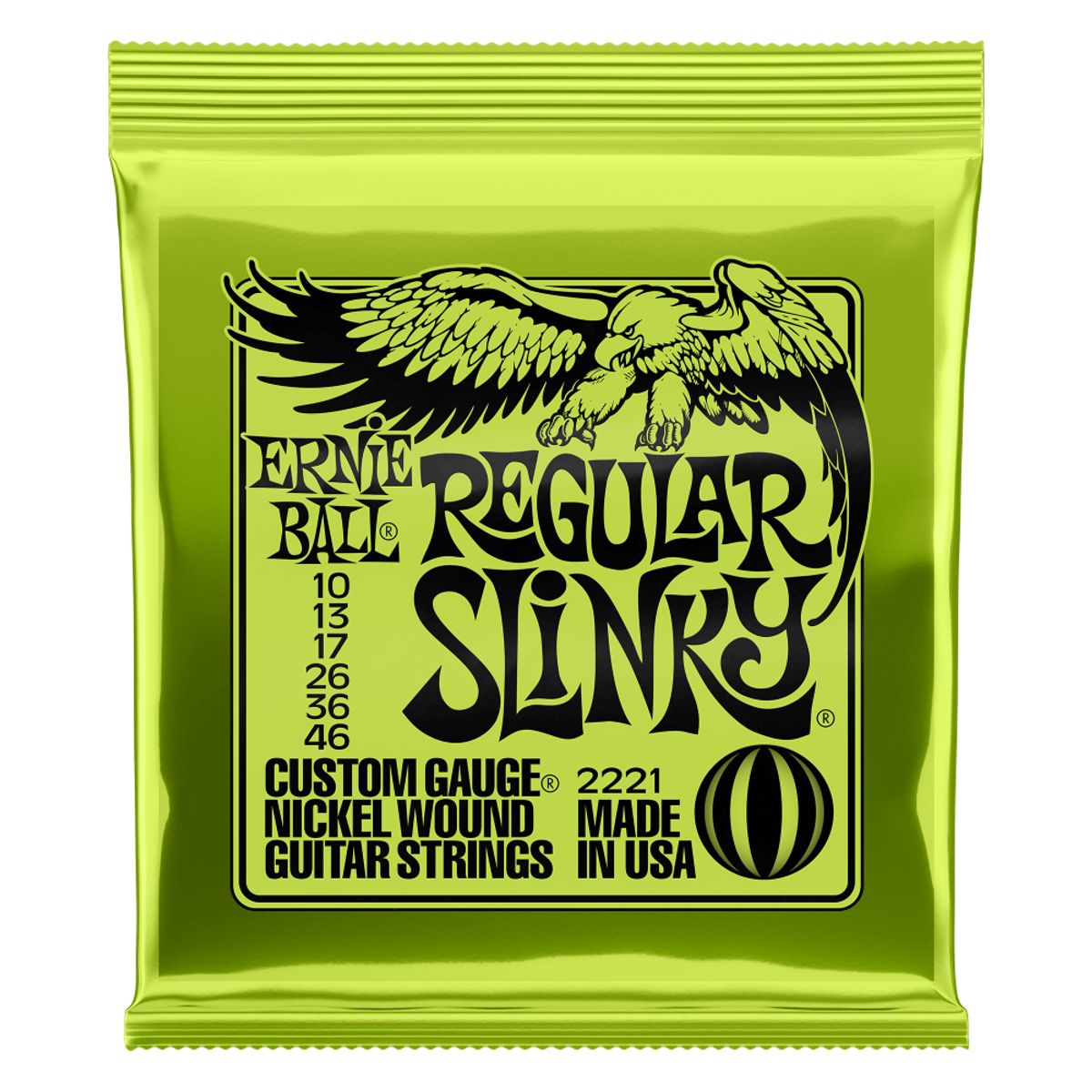 ERNIE BALL - Set de cuerdas Ernie Ball Regular Slinky 10 – 46