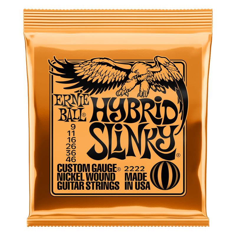 ERNIE BALL - Set de cuerdas Ernie Ball Hybrid Slinky 9 – 46