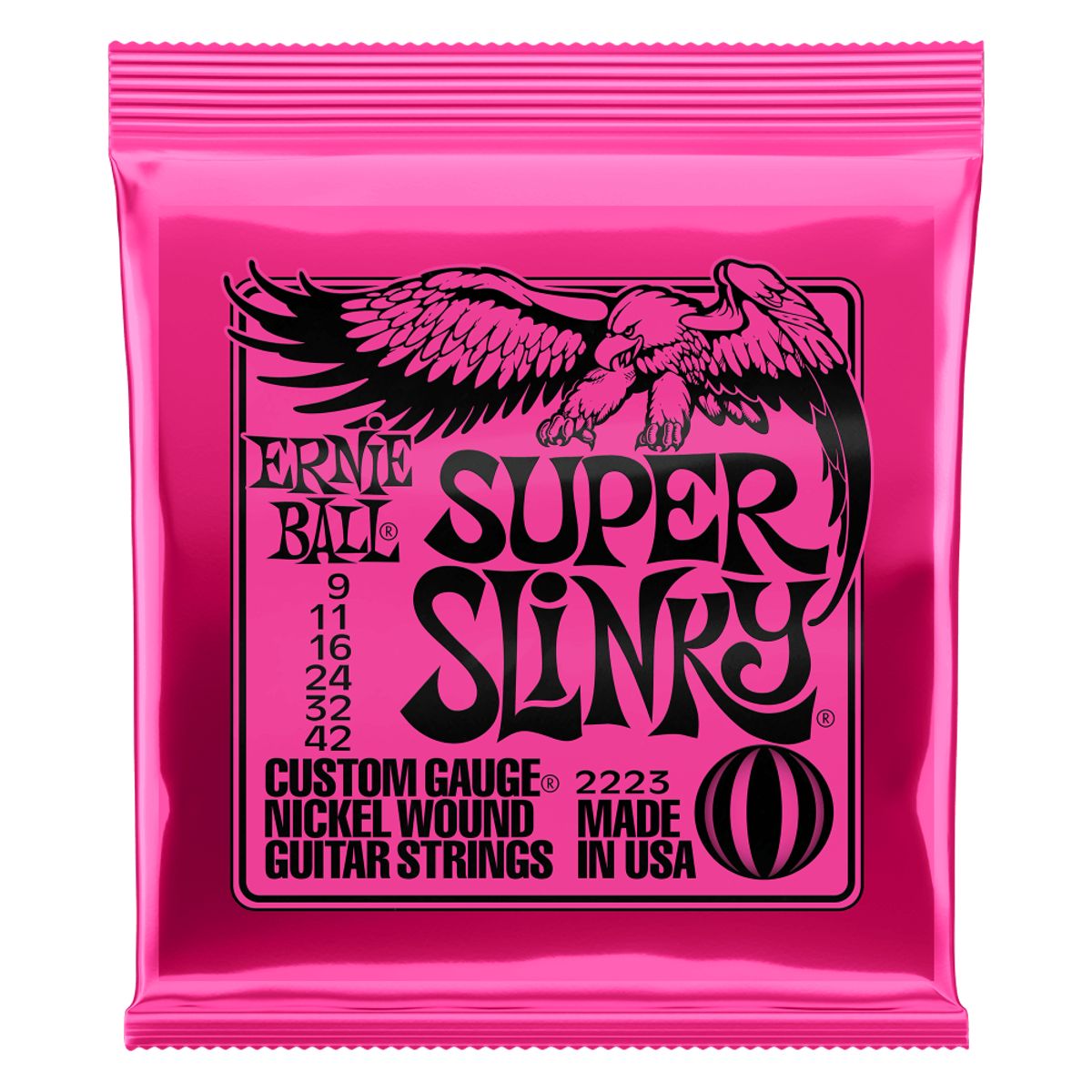 ERNIE BALL - Set de cuerdas Ernie Ball Super Slinky 9 – 42