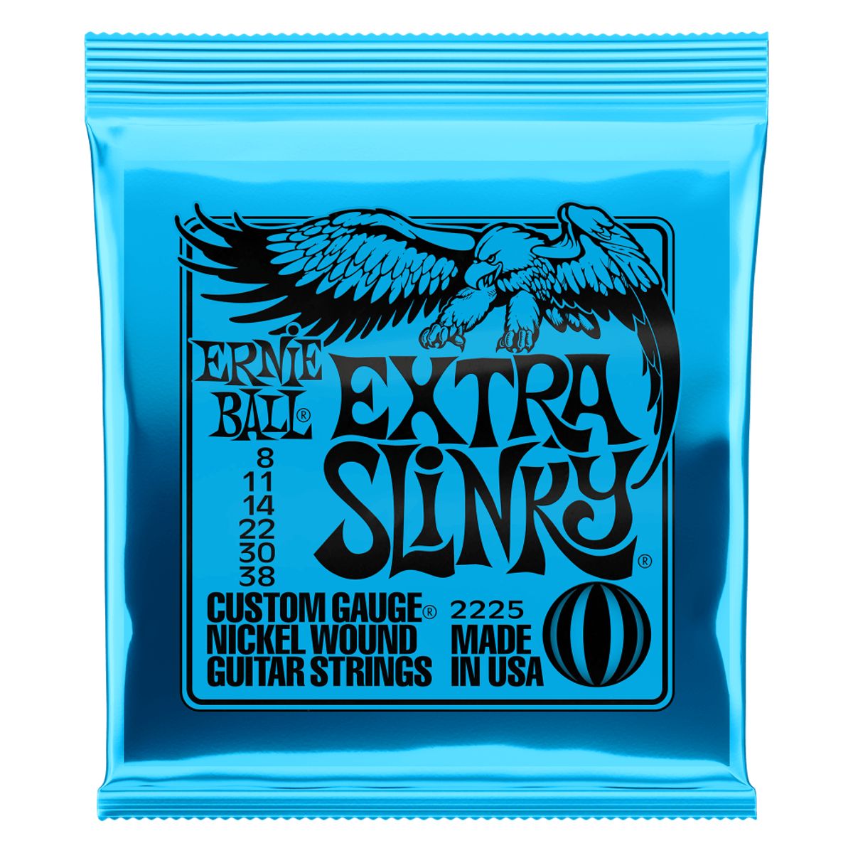 ERNIE BALL - Set de cuerdas Ernie Ball Extra Slinky 8 – 38
