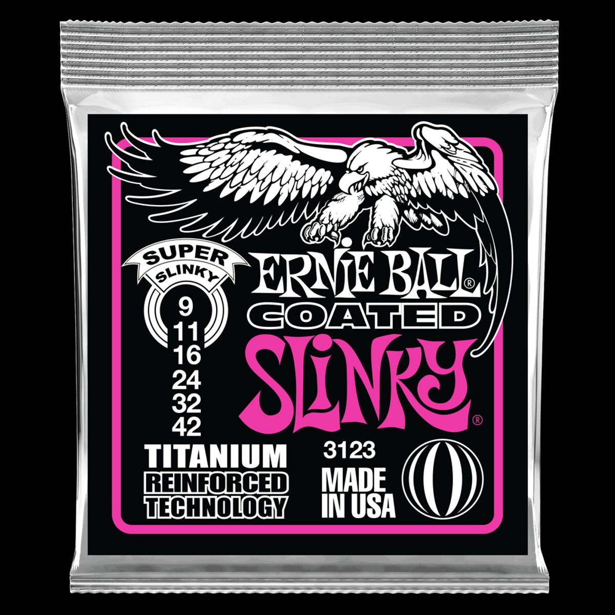 ERNIE BALL - Set de cuerdas Ernie Ball Slinky Titanium 9 - 42