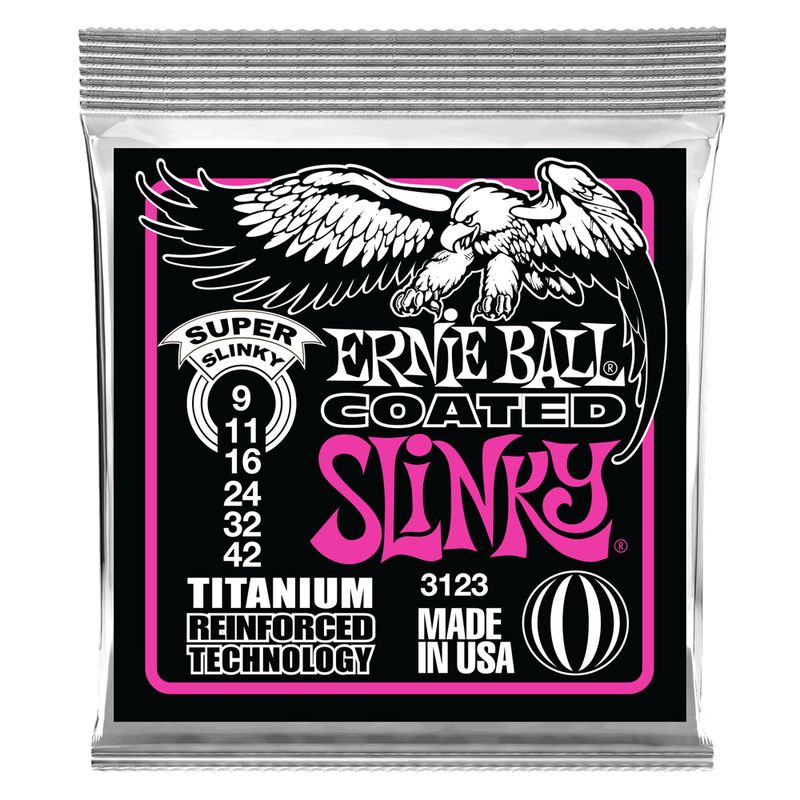 ERNIE BALL - SET DE CUERDAS ERNIE BALL SLINKY TITANIUM 9 - 42 ERNIE BALL