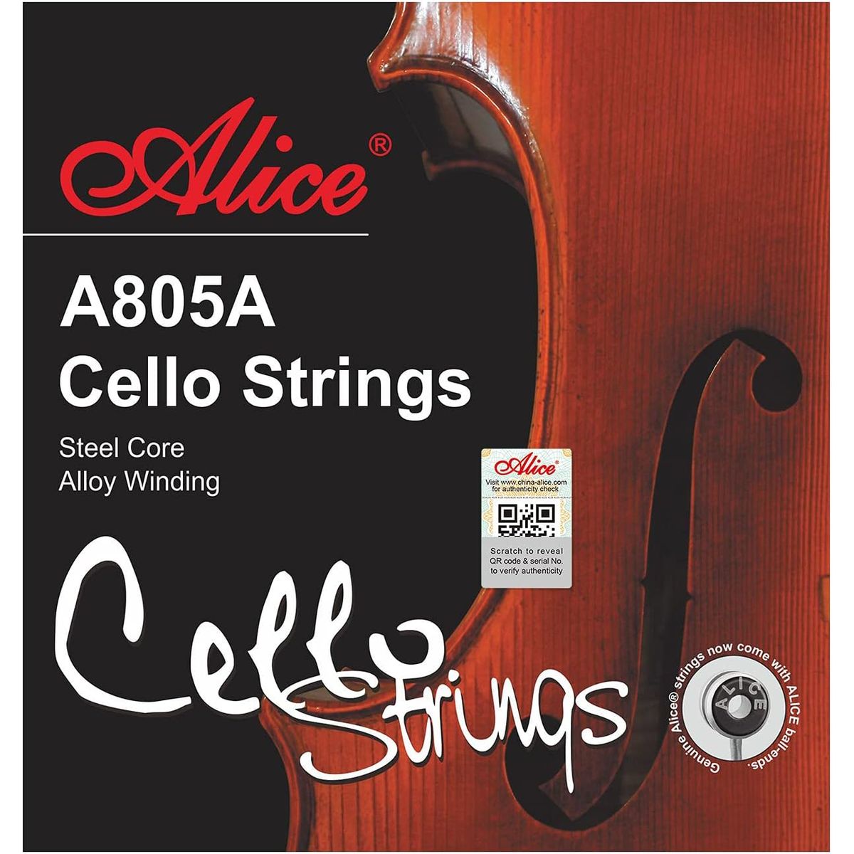 ALICE - Cuerdas Violoncello Alice A805A