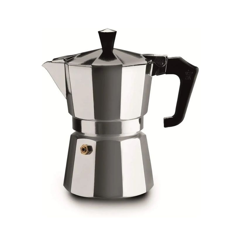 GENERICO - Cafetera Italiana Inoxidable Cafeteras Express 3 Tazas 1753