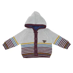 PILLIN - Chaleco con Capucha Bebé Niño Gris - Gris