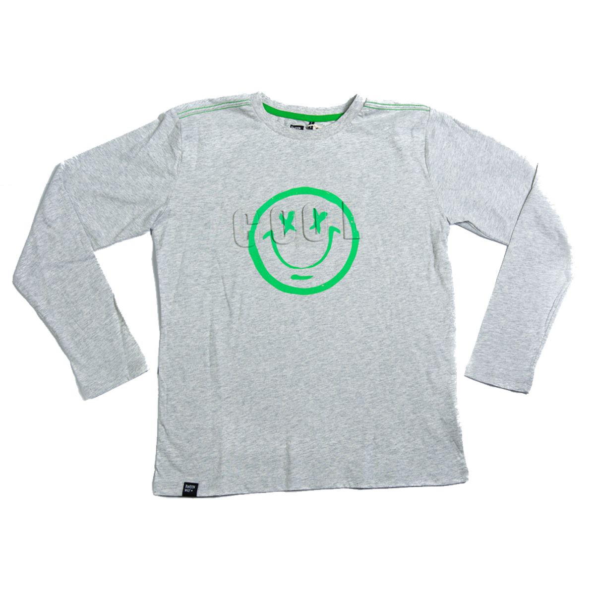 PILLIN - Polera Manga Larga Niño Gris Pillin PILLIN