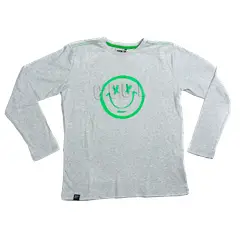 PILLIN - Polera Manga Larga Niño Gris