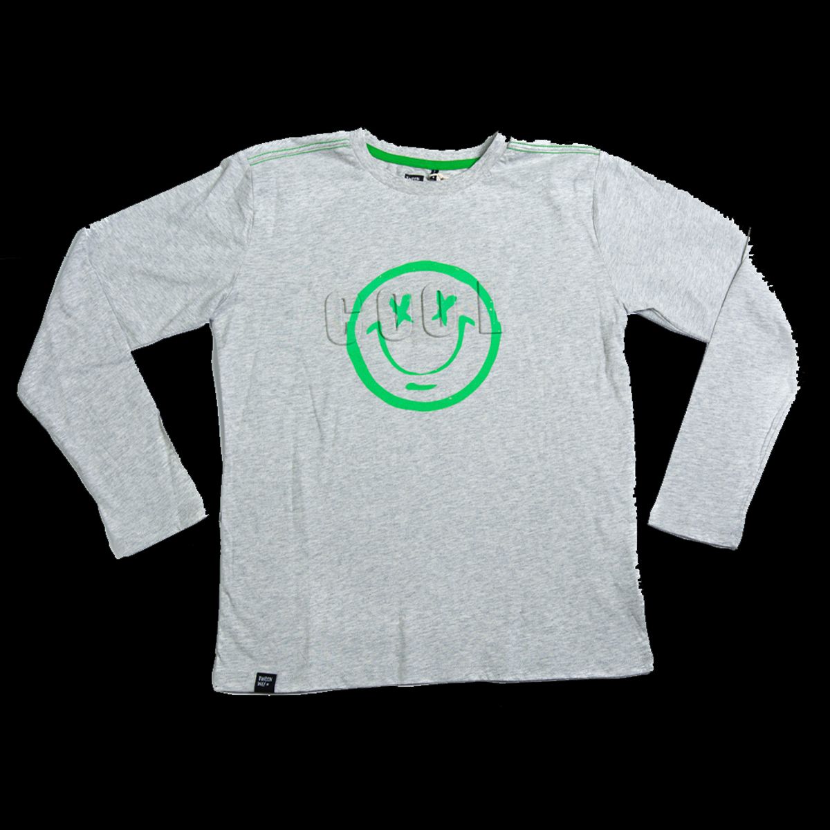 PILLIN - Polera Manga Larga Niño Gris Pillin PILLIN