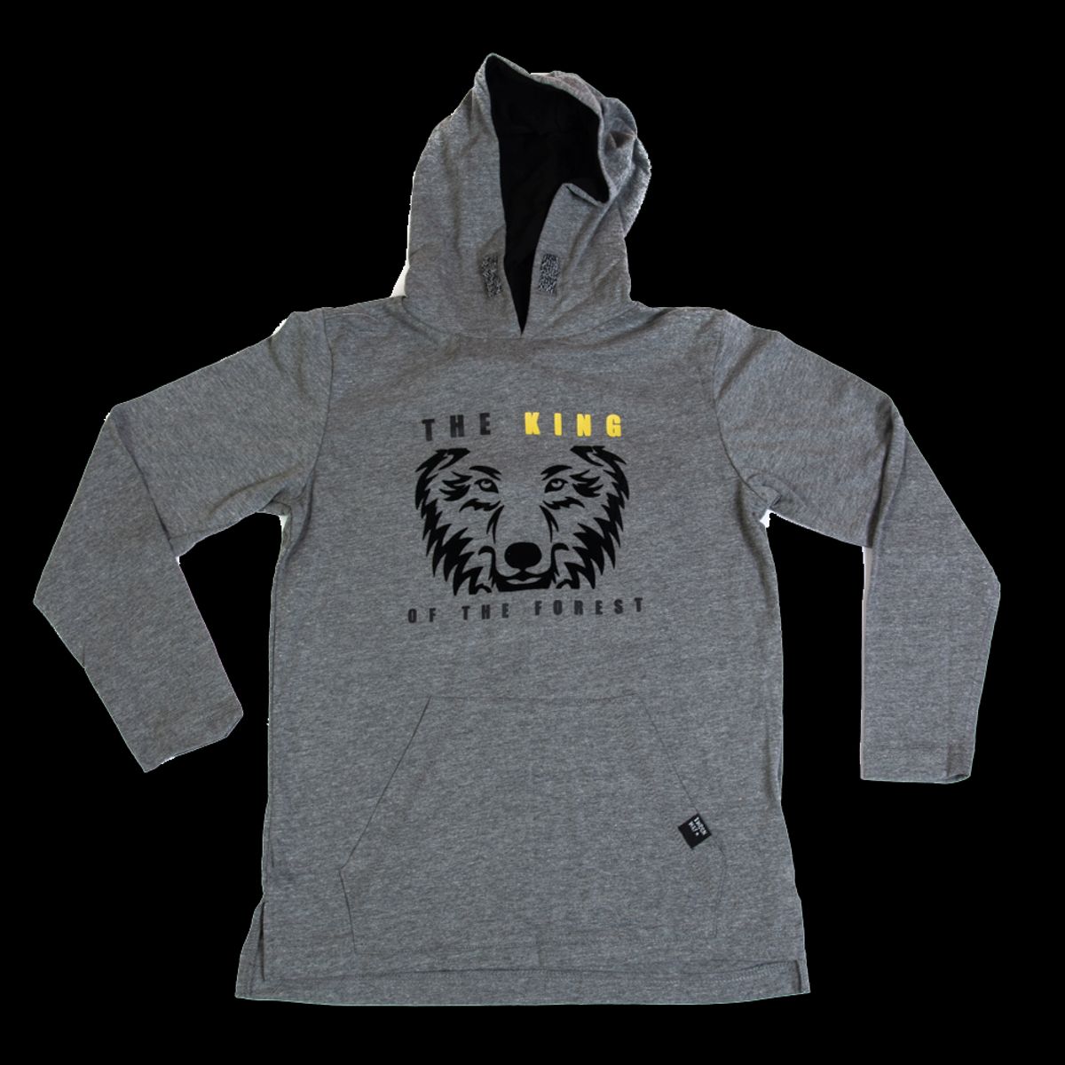 PILLIN - Polera Manga Larga Niño Gris Oscuro Pillin PILLIN