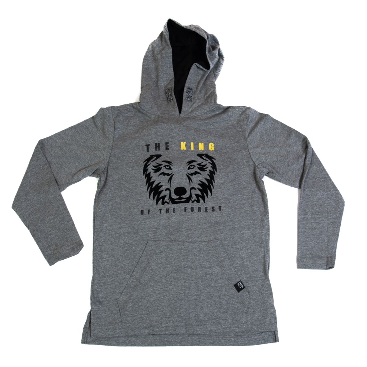 PILLIN - Polera Manga Larga Niño Gris Oscuro Pillin PILLIN