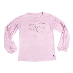 PILLIN - Polera Manga Larga Niña Lila