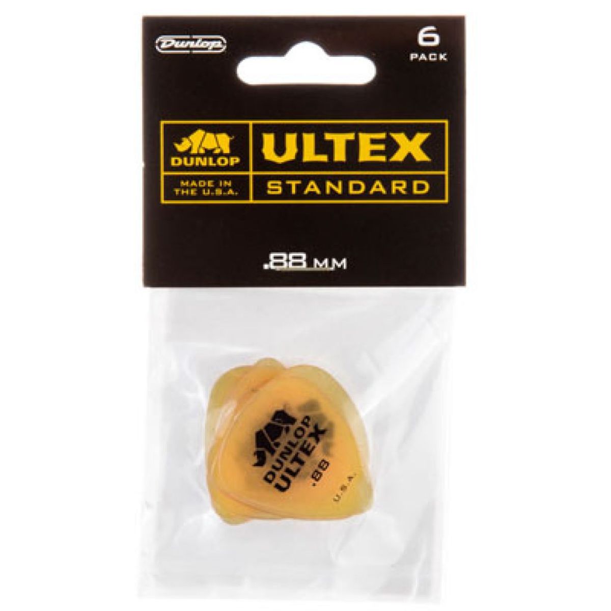 DUNLOP - Uñetas Dunlop 421 Ultex Standard 0.88 6 Pack