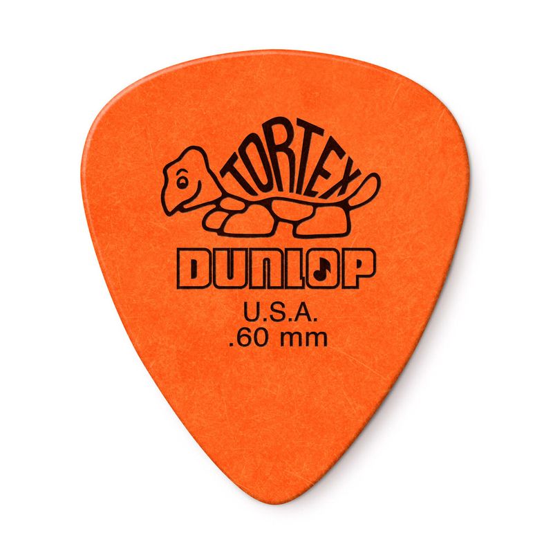 DUNLOP - Uñetas Dunlop Tortex Estandar 418R 0.60 Bolsa 72Un