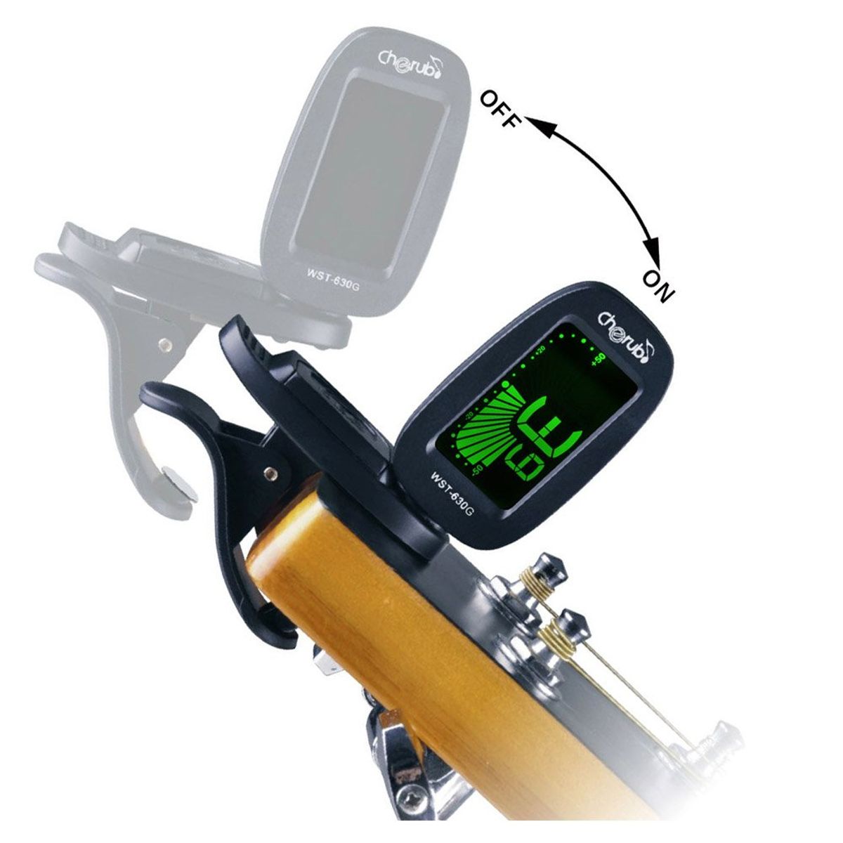 CHERUB - Afinador para Guitarra Cherub WST-630G
