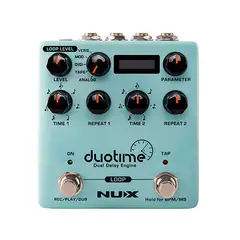NUX - Pedal de Efectos Delay Dual Engine Duotime NDD-6