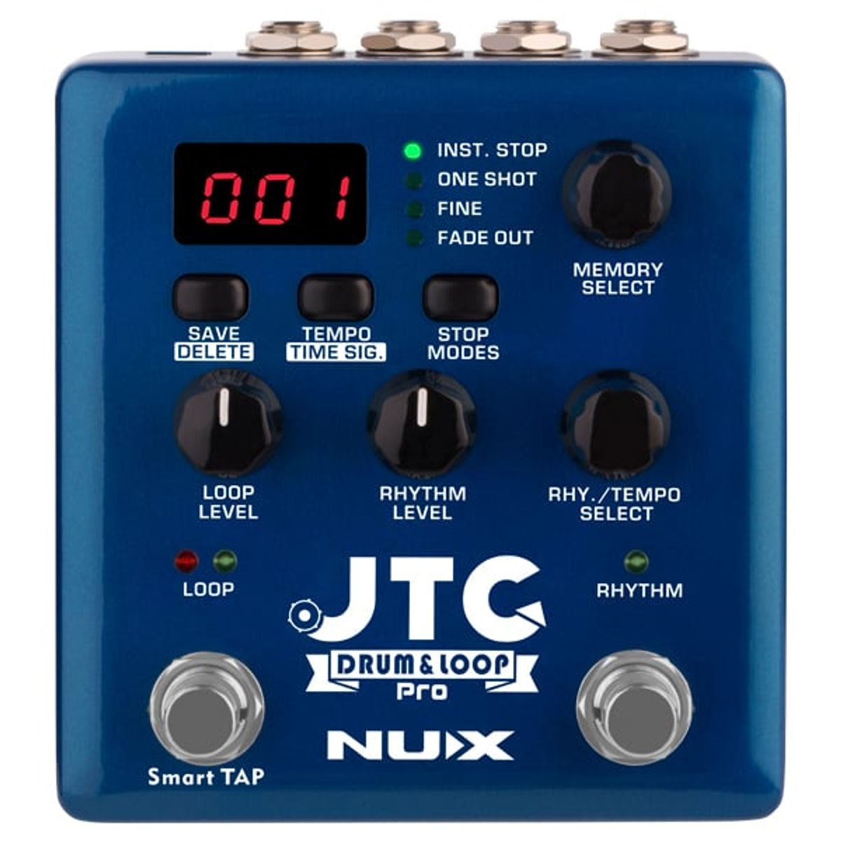 NUX - Pedal Looper y Caja de Ritmos NUX para Guitarra  JTC NDL-5