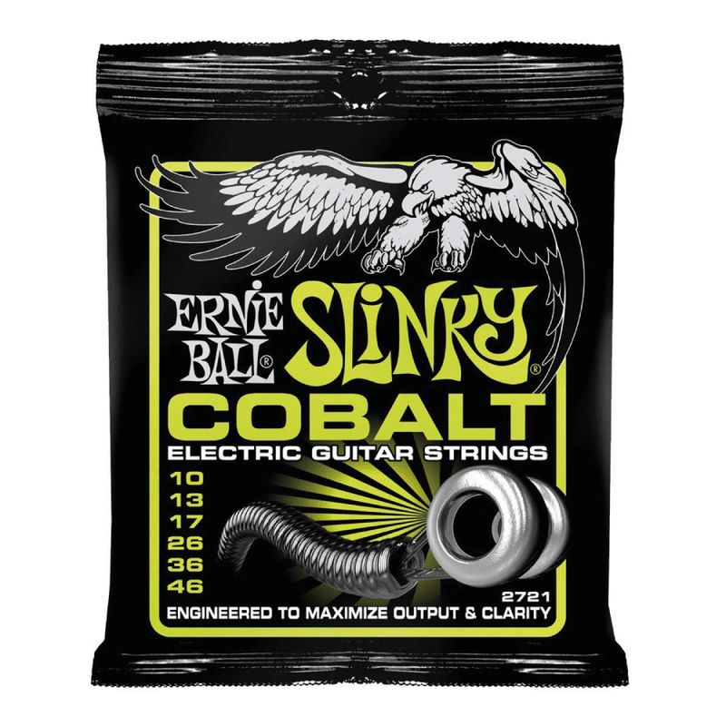 ERNIE BALL - Set de Cuerdas Ernie Ball Guitarra Eléctrica Cobalto Slinky Regular 10-46 2721