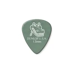 DUNLOP - Set Uñetas Gator Grip Verde 1.5mm DUNL417P1.50