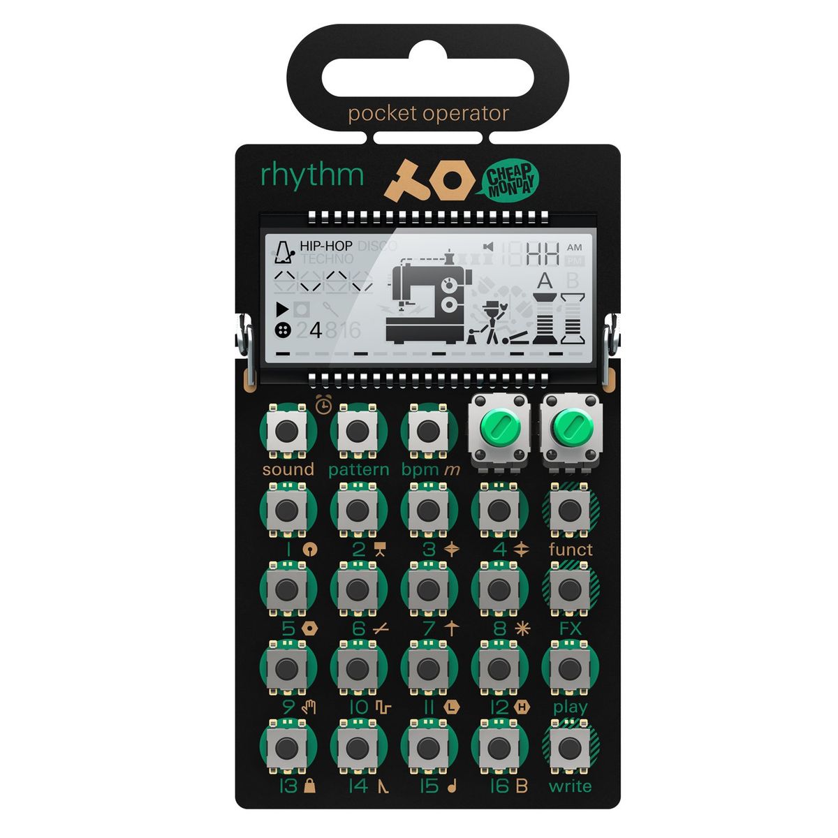 TEENAGE ENGINEERING - Te Pocket Operator Po-12 Rhythm Te