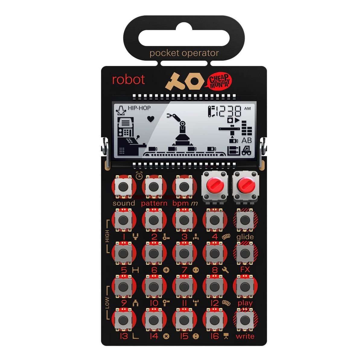 TEENAGE ENGINEERING - Te Pocket Operator Po-28 Robot