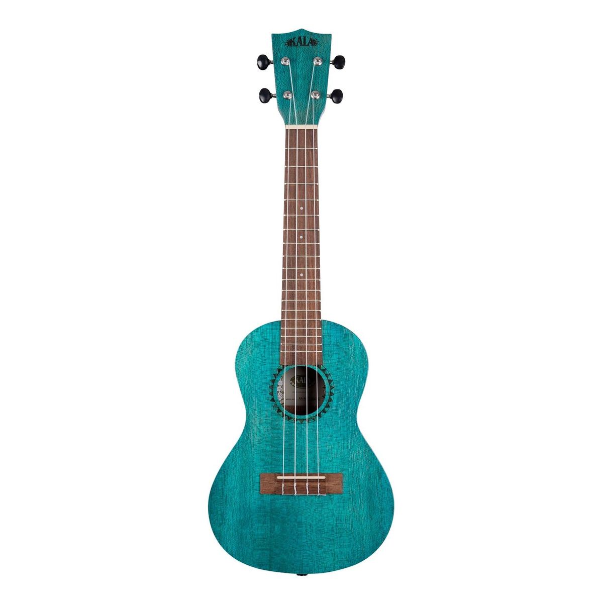 KALA - Ukelele Kala Meranti Blue Stained Concierto Ka-Mrt-Blu-C