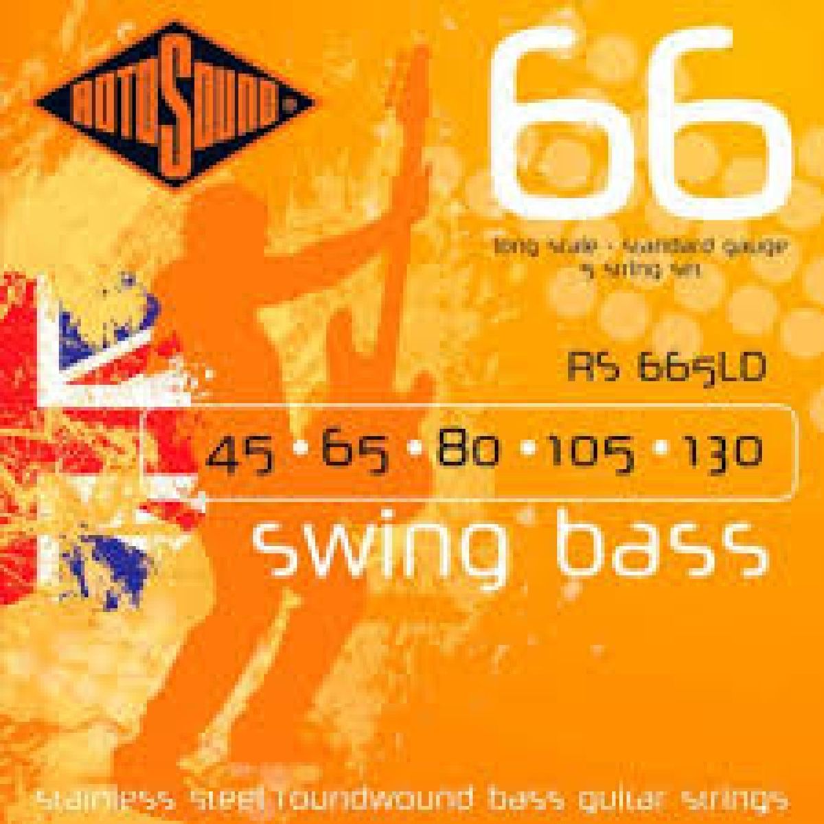 ROTOSOUND - Set Bajo Eléctrico Swing Bass 5 45-130 Rs665Ld
