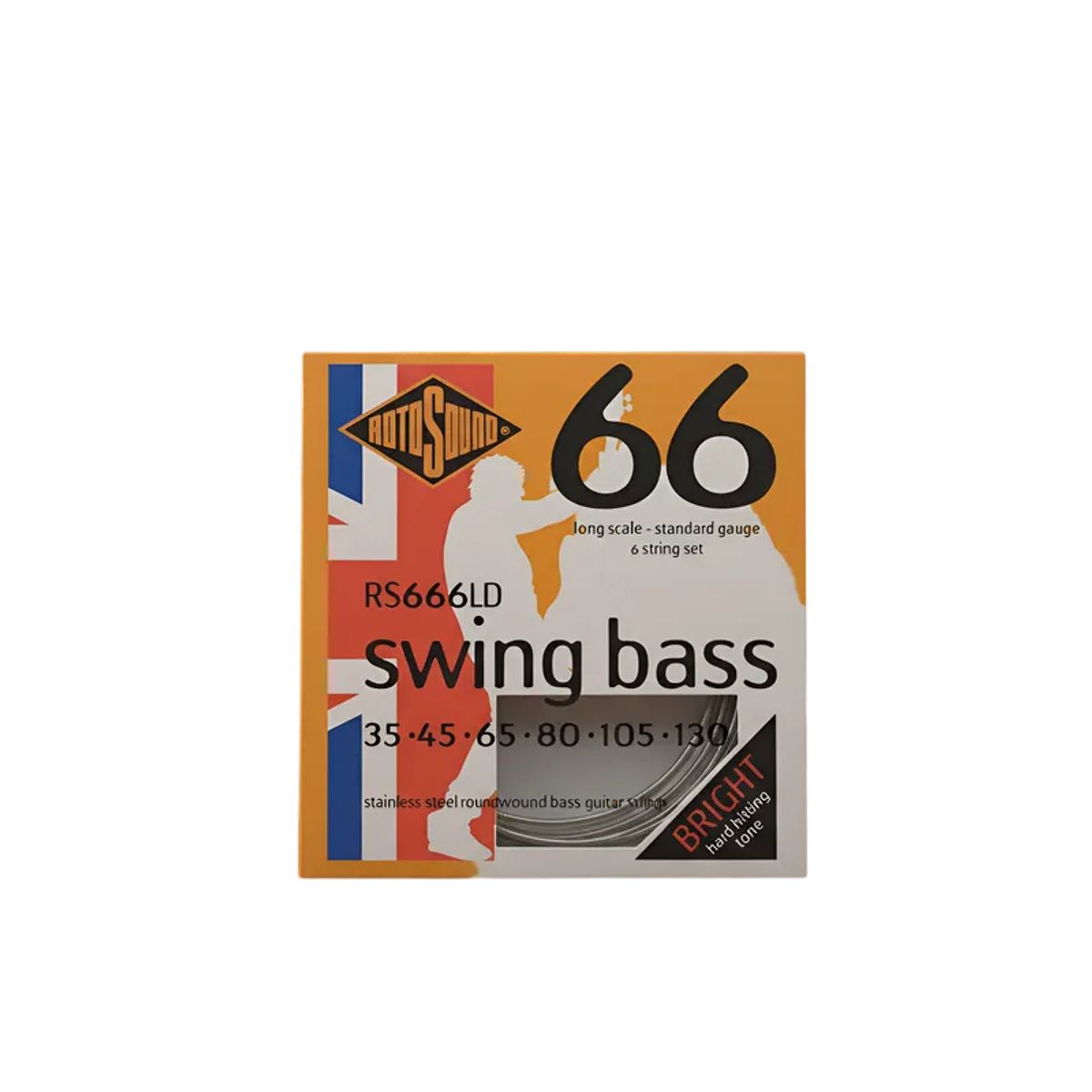 ROTOSOUND - Set Bajo Eléctrico Swing Bass 6 35-130 Rs666Ld