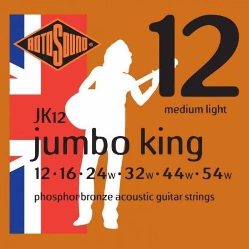 ROTOSOUND - Set Guitarra Electroacústica Jk12 (Jumbo King) ROTOSOUND.