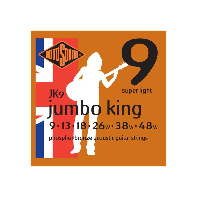 ROTOSOUND - Set guitarra electroacústica Rotosound JK9 (Jumbo King)