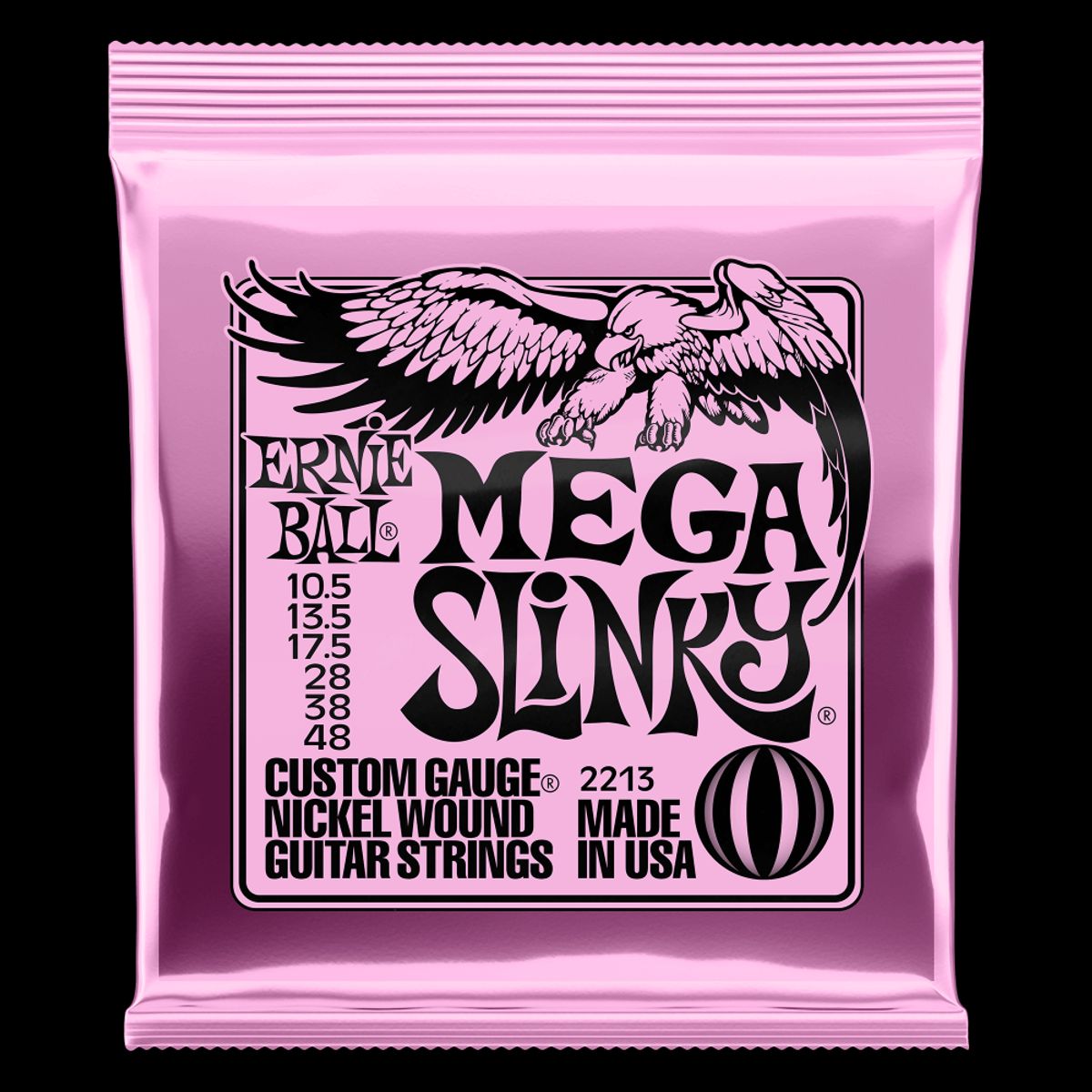 ERNIE BALL - Cuerdas de guitarra eléctrica Mega Slinky Nickel Wound