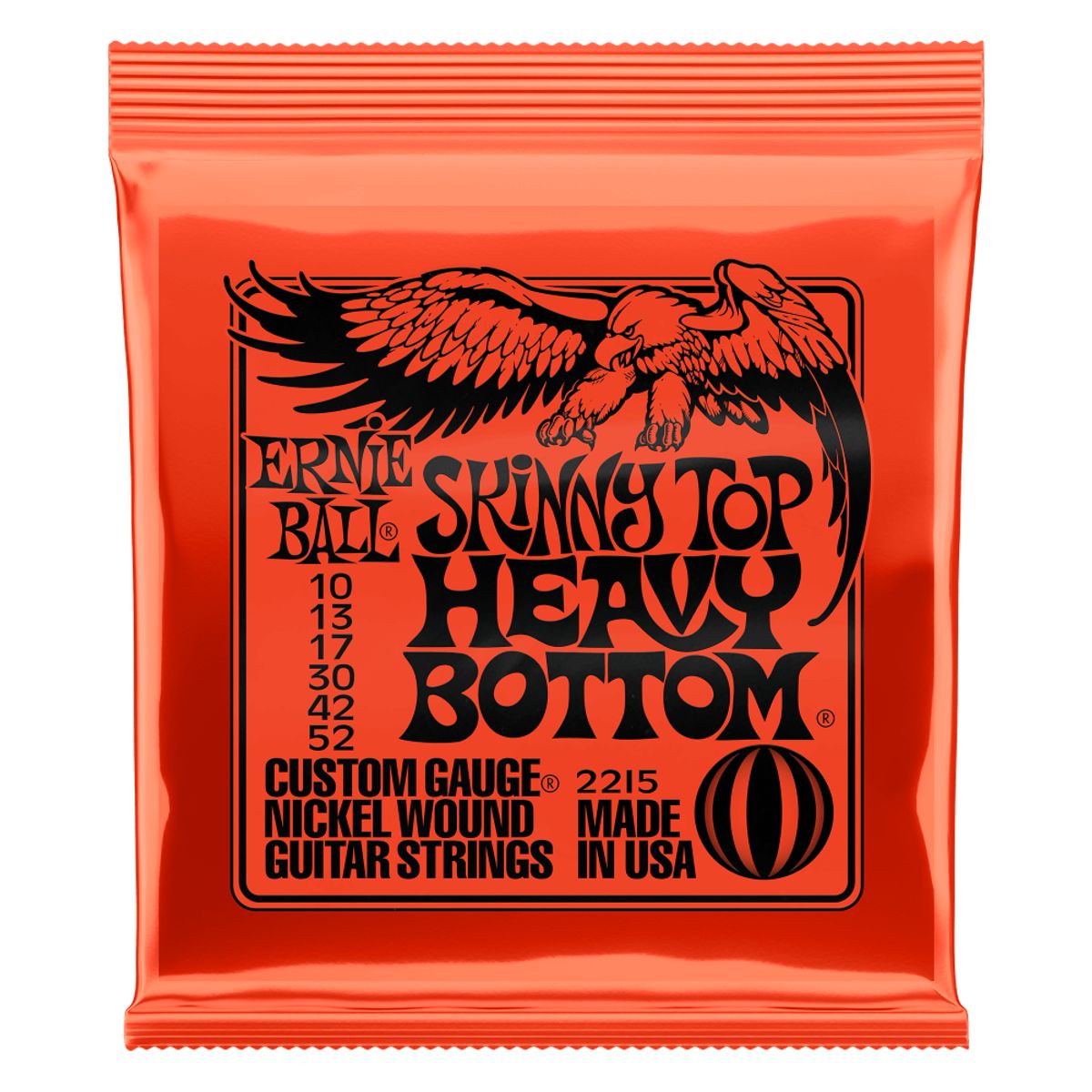 ERNIE BALL - Set de cuerdas Ernie Ball Skinny Top Heavy Bottom 10 – 52