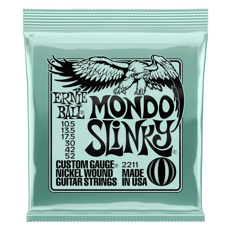 ERNIE BALL - SET DE CUERDAS ERNIE BALL MONDO SLINKY 10.5 – 52