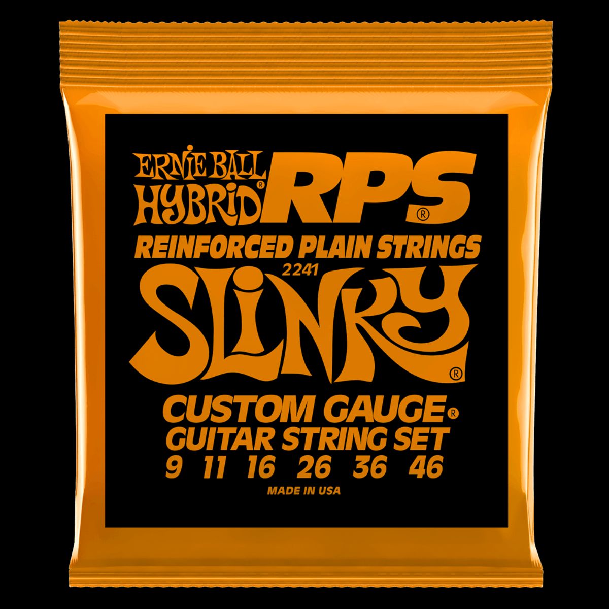 ERNIE BALL - SET DE CUERDAS ERNIE  BALL HYBRID SLINKY RPS 9 – 46