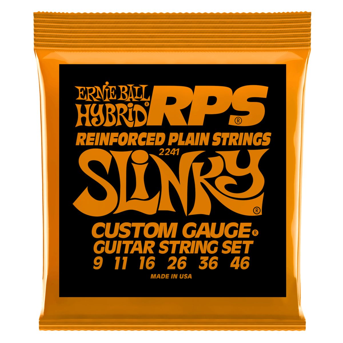 ERNIE BALL - SET DE CUERDAS ERNIE  BALL HYBRID SLINKY RPS 9 – 46