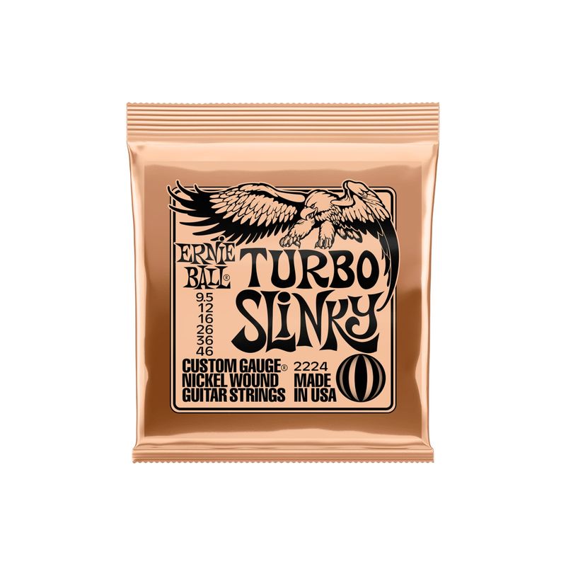 ERNIE BALL - SET DE CUERDAS ERNIE  BALL TURBO SLINKY 9.5 – 46