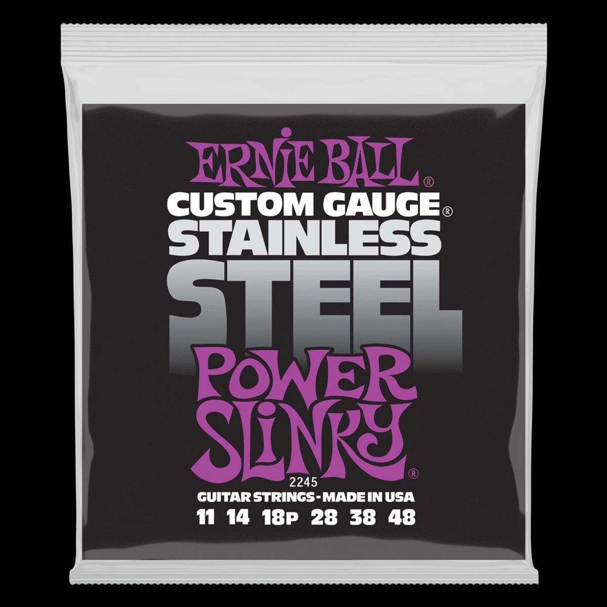 ERNIE BALL - Set de cuerdas Ernie Ball Power Slinky Inoxidable 11–48