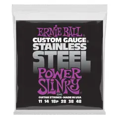 ERNIE BALL - Set de cuerdas Power Slinky Inoxidable 11–48