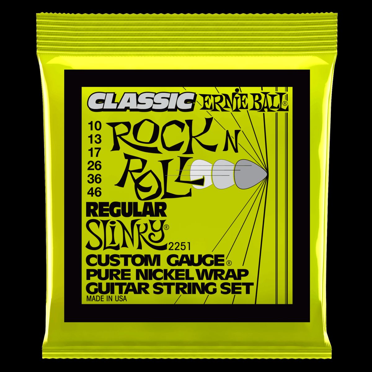 ERNIE BALL - Set de cuerdas Ernie Ball Regular Slinky Nickel 10 - 46