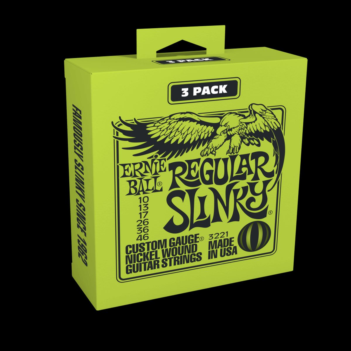 ERNIE BALL - Pack de 3 set de cuerdas Ernie Ball Slinky Nickel 10 - 46