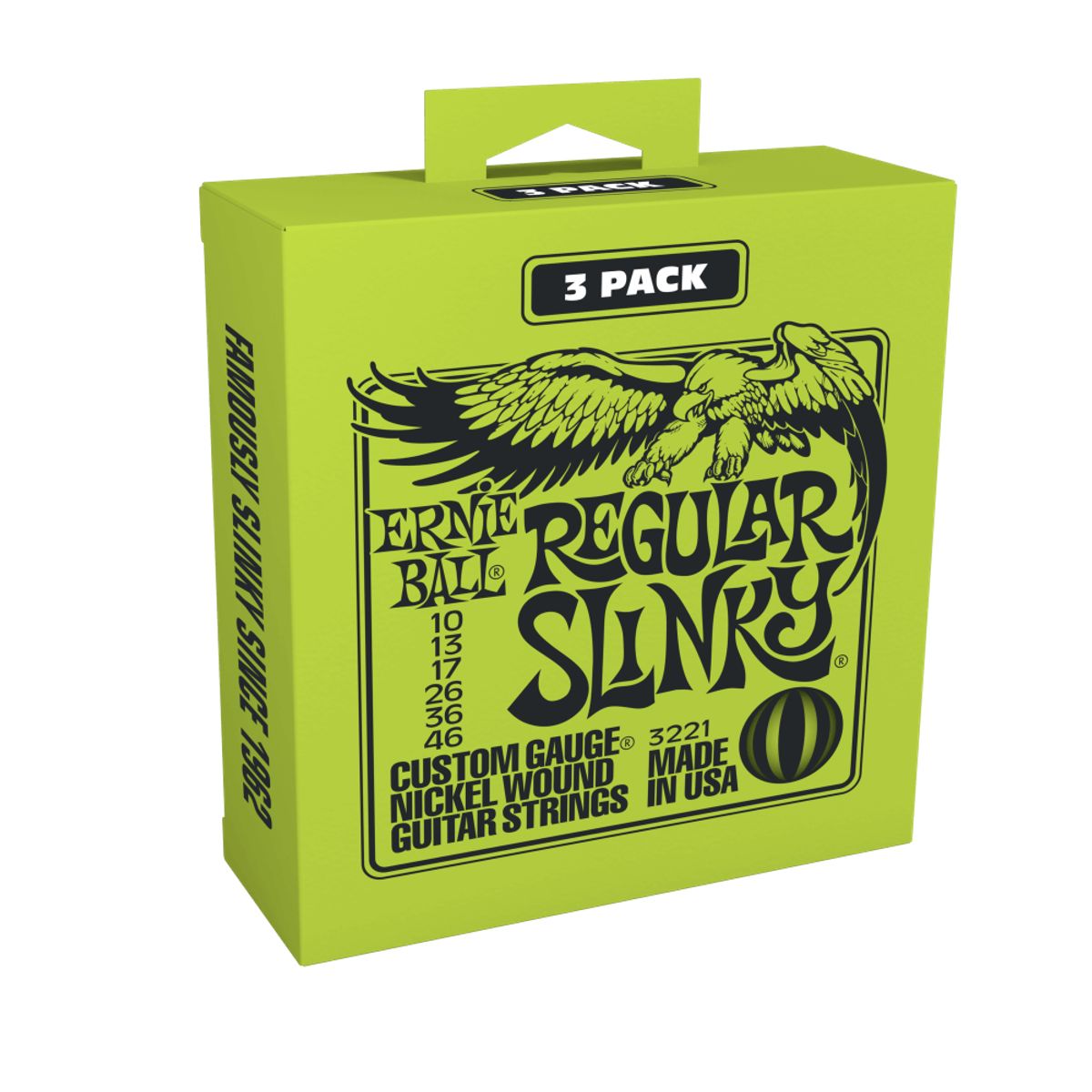 ERNIE BALL - Pack de 3 set de cuerdas Ernie Ball Slinky Nickel 10 - 46