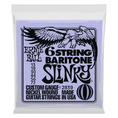 ERNIE BALL - Set de cuerdas guitarra barítono 5/8 Slinky 13-72