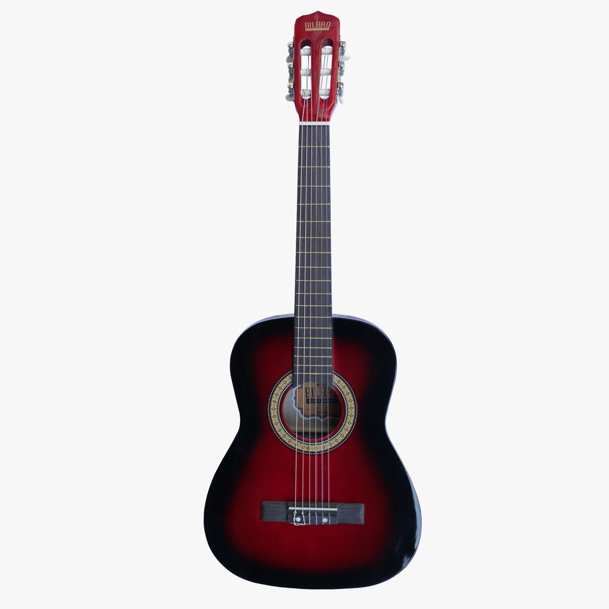 BILBAO - Guitarra Acústica para Niño Bilbao BIL-12-RD + Funda